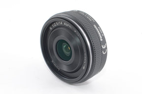 【外観特上級】パナソニック 単焦点 広角レンズ マイクロフォーサーズ用 ルミックス G 14mm/F2.5 ASPH. ブラック H-H014A-K