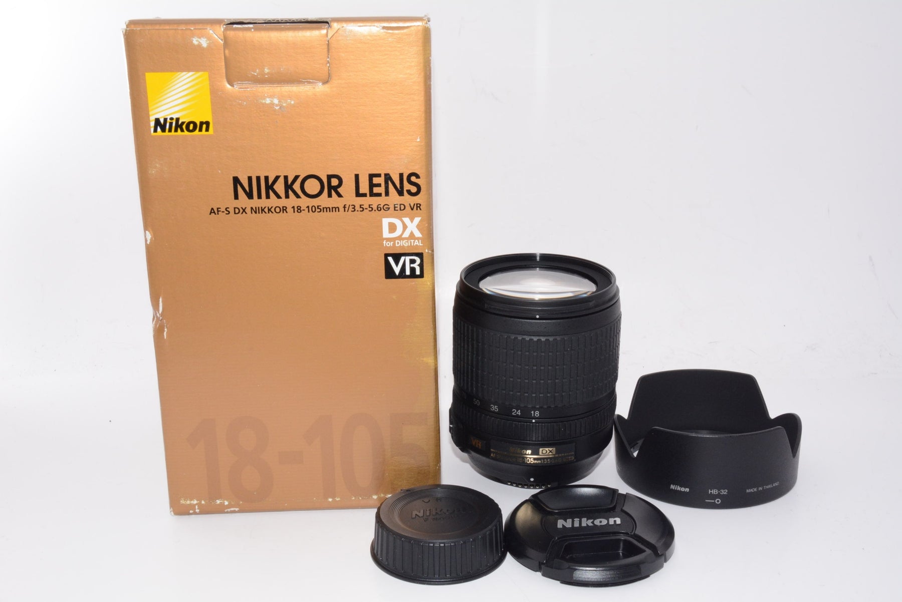 【外観特上級】Nikon AF-S DX NIKKOR 18-105mm f/3.5-5.6G ED VR Lens