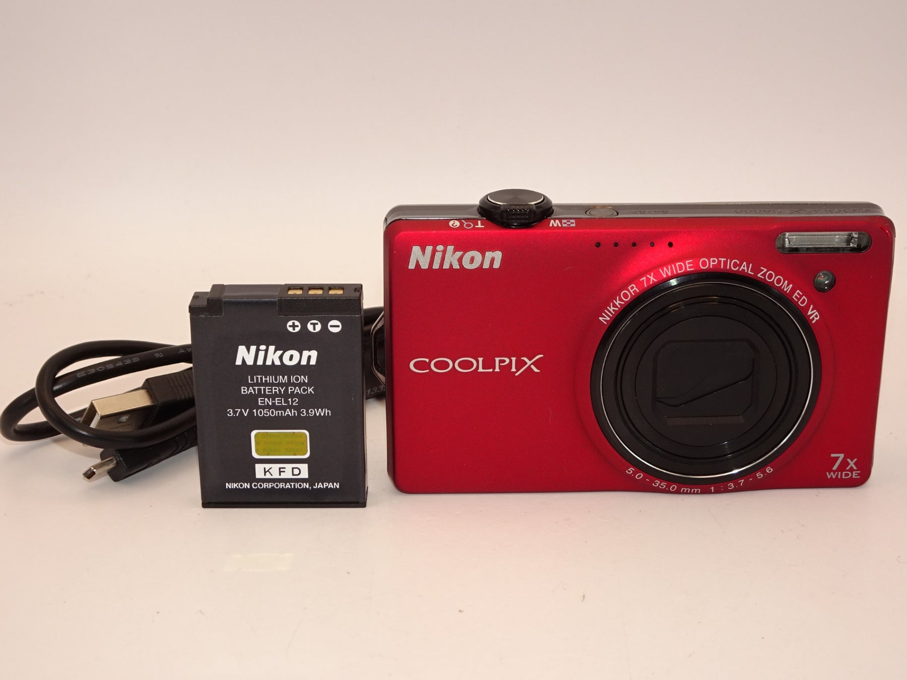 【外観並級】Nikon デジタルカメラ COOLPIX (クールピクス) S6000 フラッシュレッド S6000RD