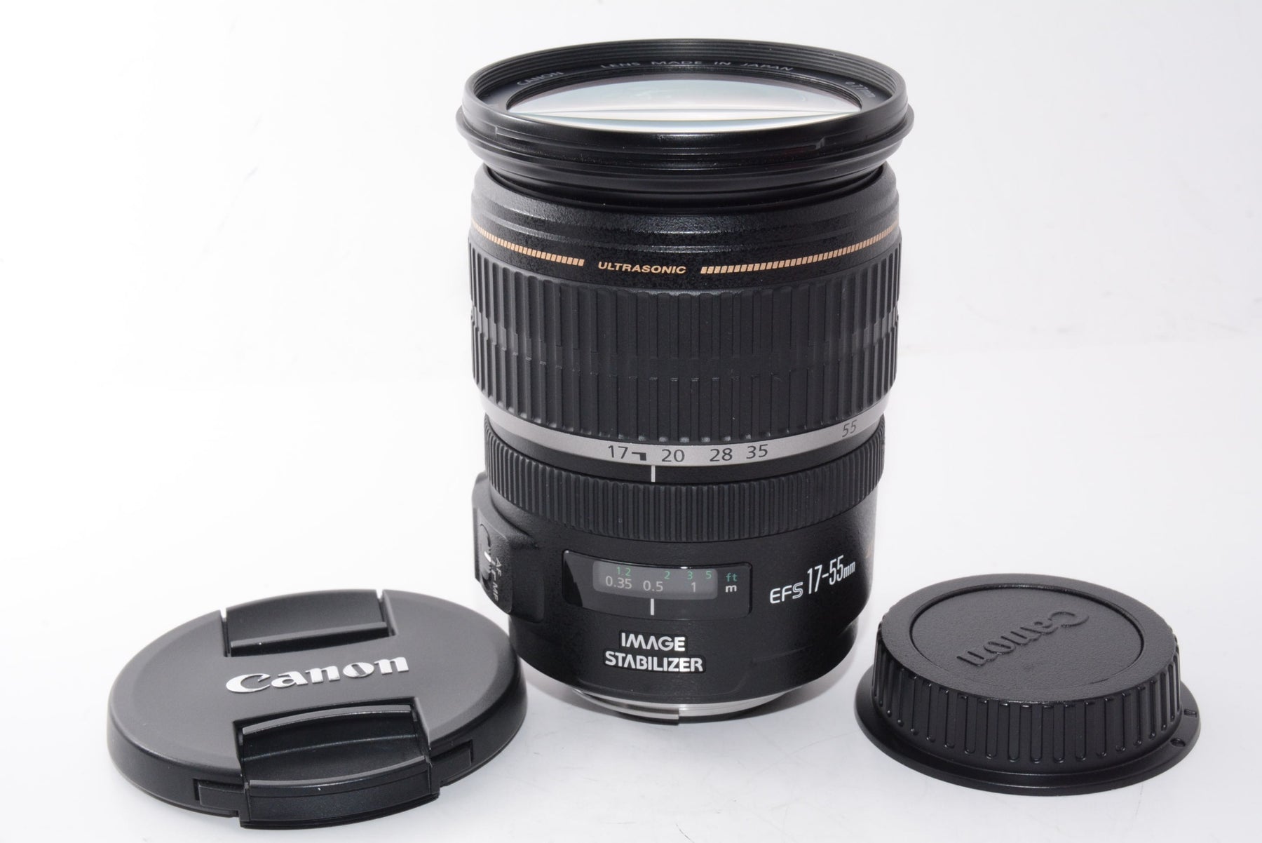 【外観並級】Canon 標準ズームレンズ EF-S17-55mm F2.8 IS USM APS-C対応