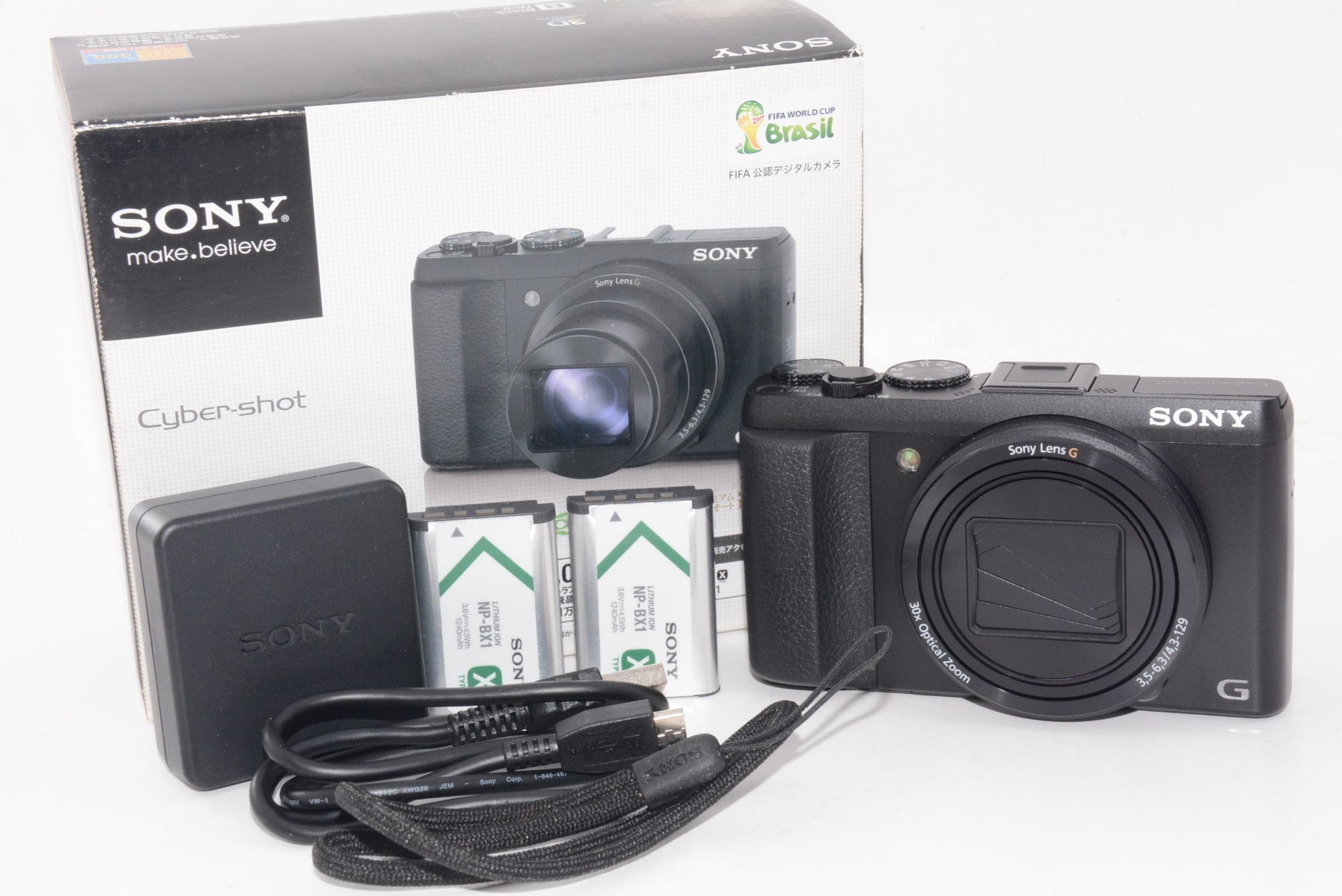 【外観特上級】SONY デジタルカメラ Cyber-shot HX50V ブラック DSC-HX50V-B