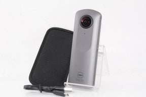 【外観並級】RICOH THETA V メタリックグレー 360度カメラ