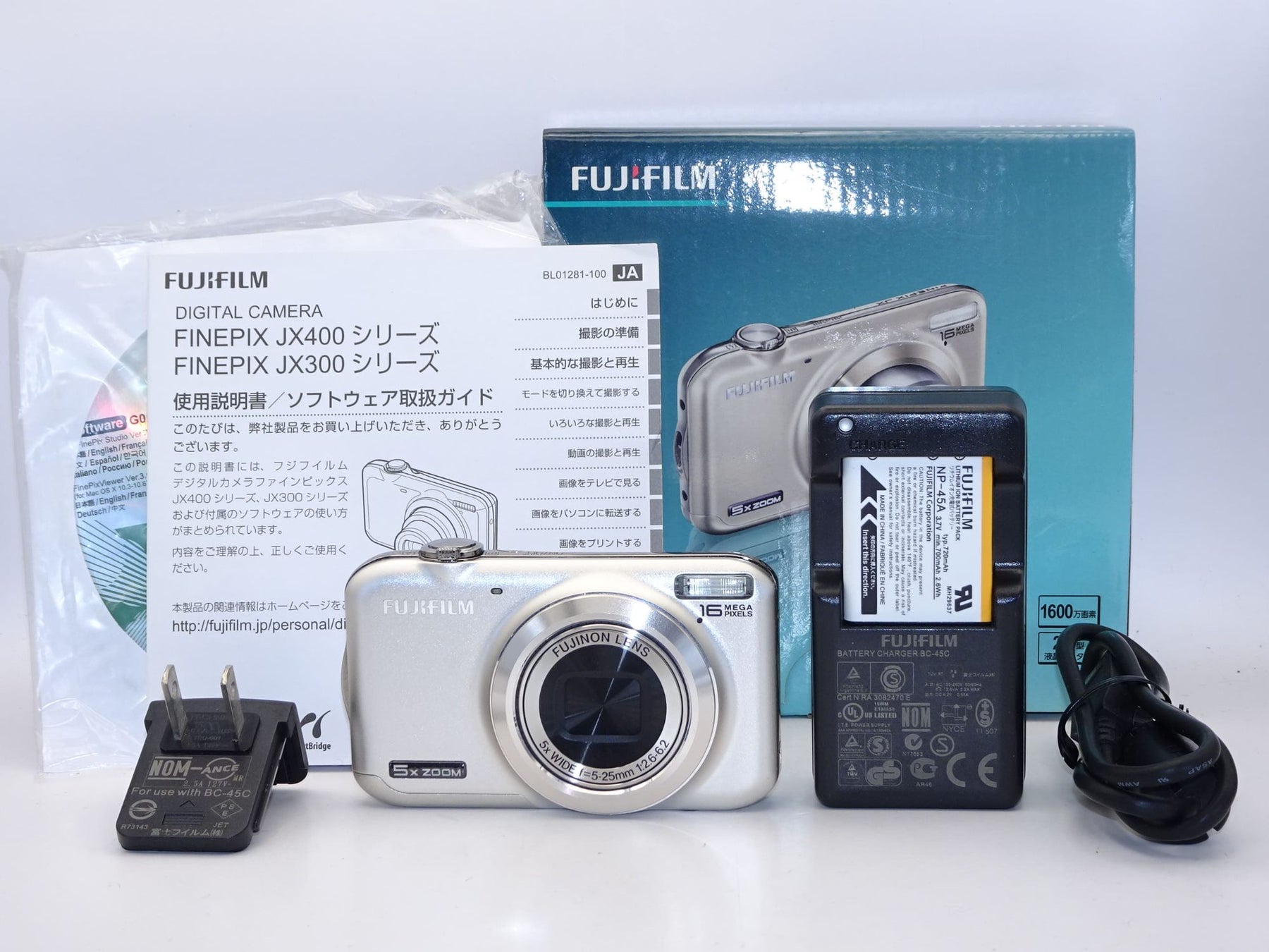 【外観並級】FUJIFILM デジタルカメラ FinePix JX400 シャンパンゴールド