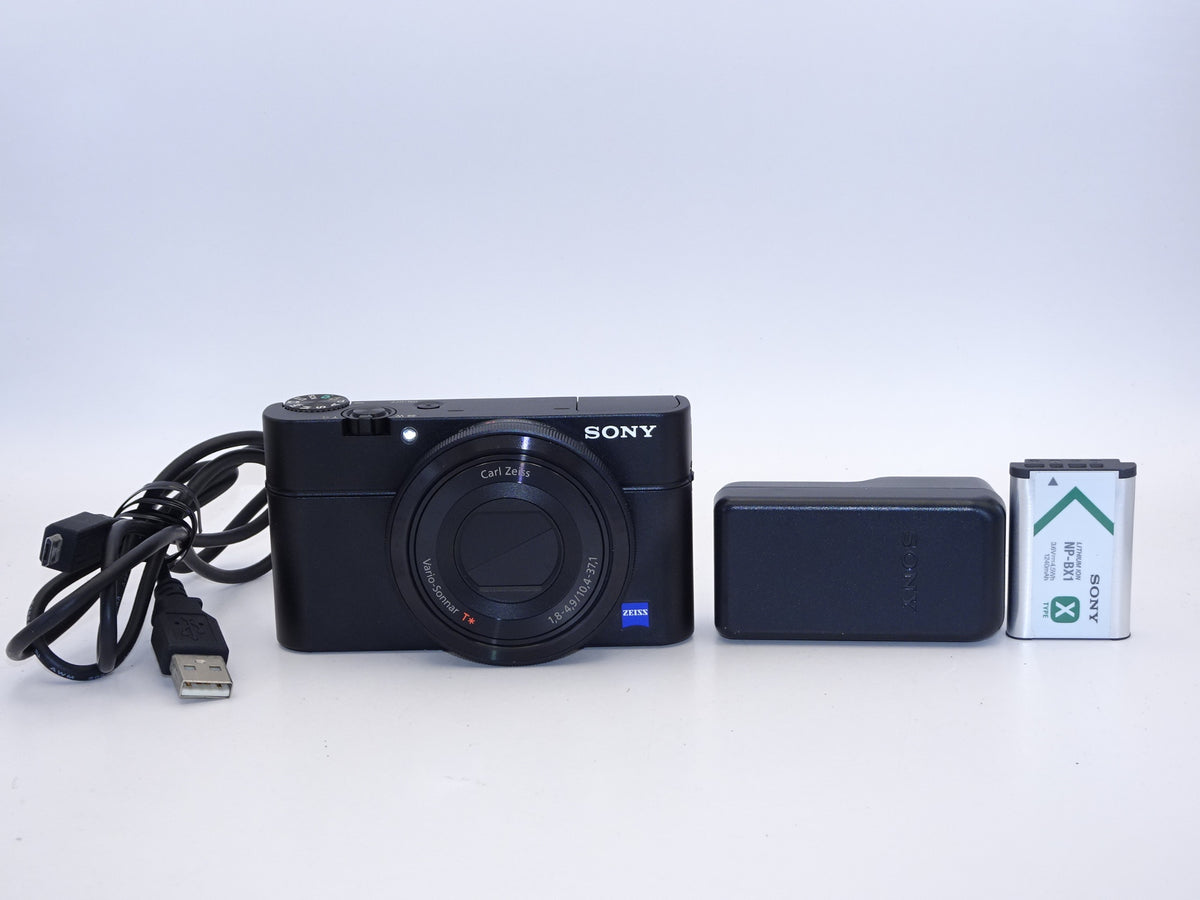 【外観特上級】SONY デジタルカメラ DSC-RX100 1.0型センサー F1.8レンズ搭載 ブラック Cyber-shot DSC-RX100