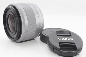 【外観特上級】Canon 標準ズームレンズ EF-M15-45mm F3.5-6.3IS STM(シルバー) ミラーレス一眼対応 EF-M15-45ISSTMSL