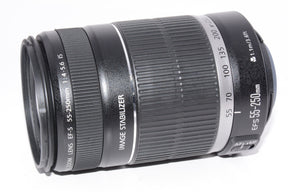 【外観並級】Canon 望遠レンズ EF-S55-250mm F4-5.6 IS