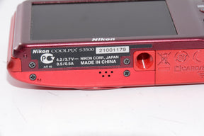 【外観特上級】Nikon デジタルカメラ COOLPIX S3500 光学7倍ズーム 有効画素数 2005万画素 ラズベリーレッド S3500RD