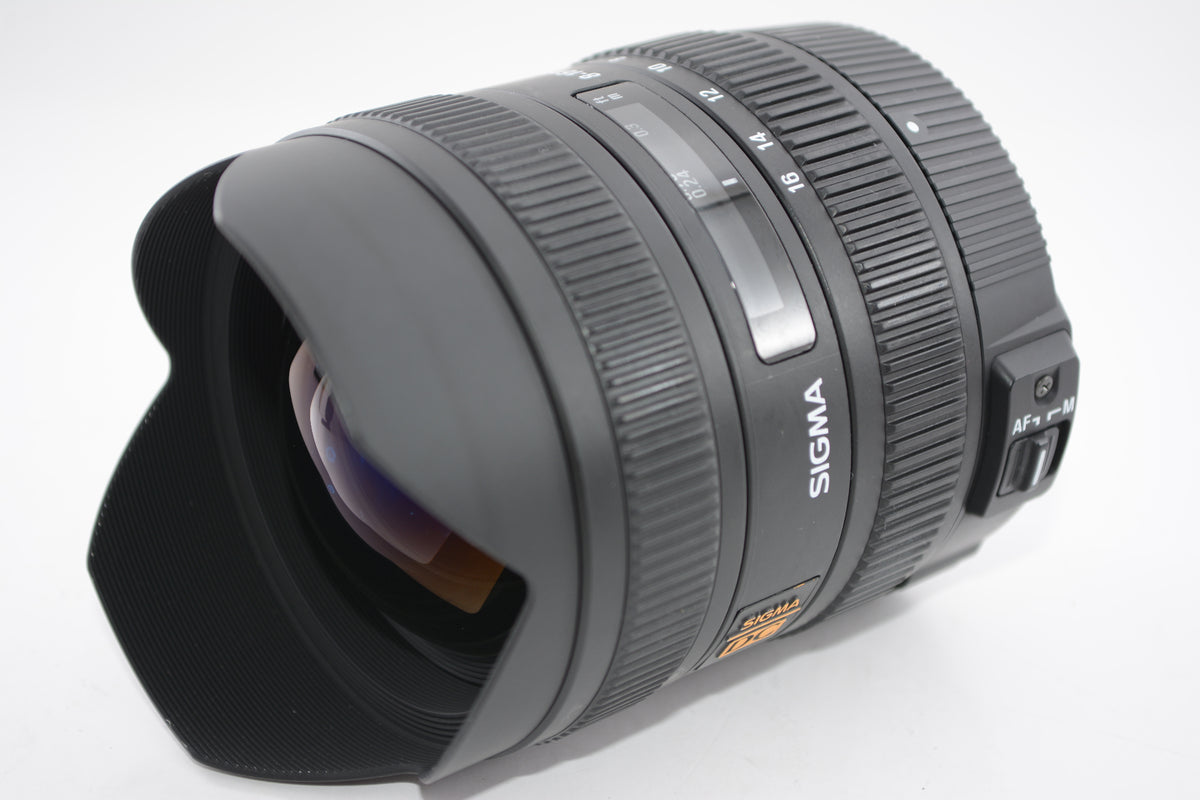 【外観並級】SIGMA 超広角ズームレンズ 8-16mm F4.5-5.6 DC HSM ニコン用 APS-C専用 203559