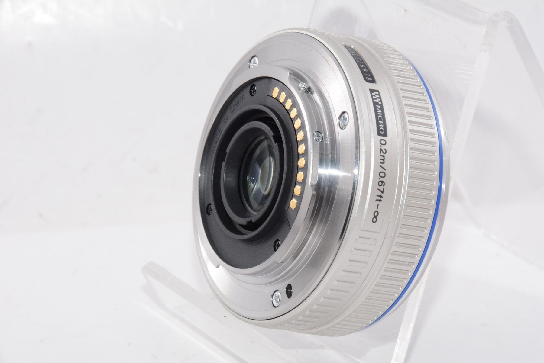 【外観特上級】OLYMPUS パンケーキレンズ M.ZUIKO DIGITAL 17mm F2.8 シルバー