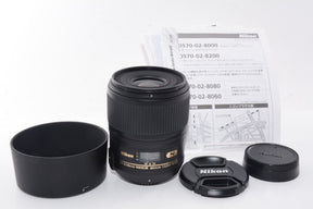 【外観特上級】Nikon 単焦点マイクロレンズ AF-S  Micro 60mm f/2.8G ED