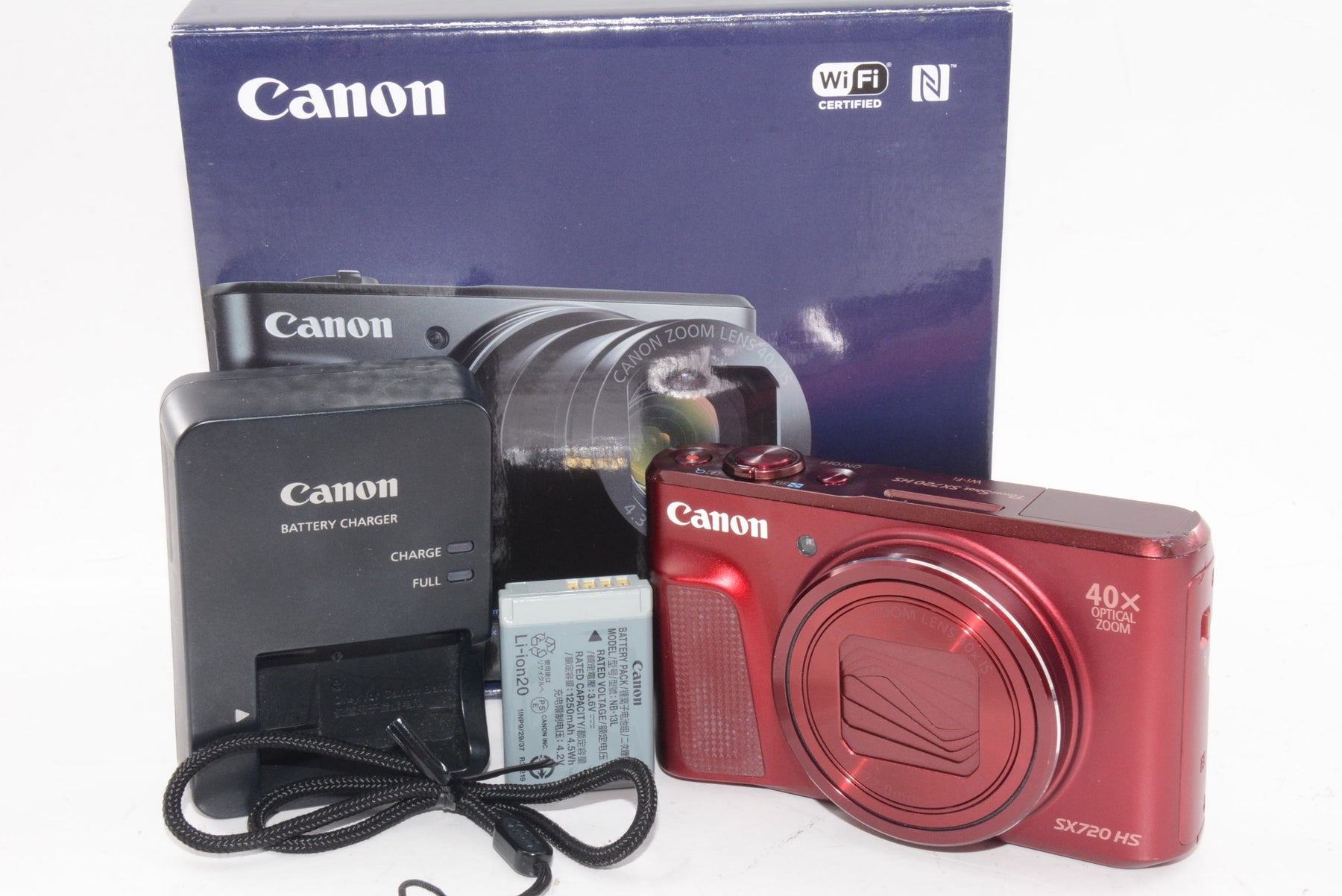 【外観並級】Canon デジタルカメラ PowerShot SX720 HS レッド