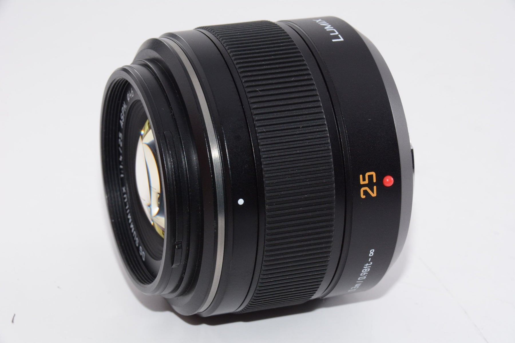 【外観特上級】パナソニック マイクロフォーサーズ用 DG SUMMILUX 25mm/F1.4 ASPH. ブラック H-X025