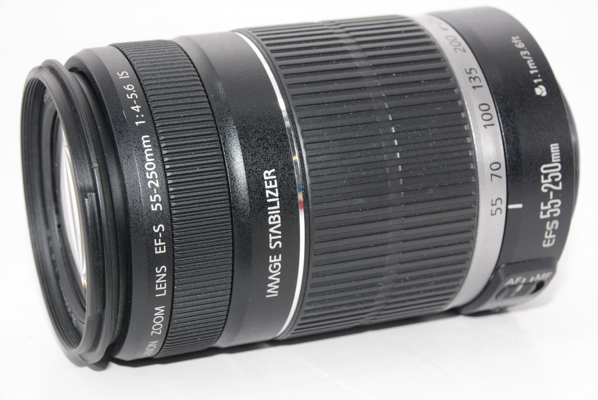 【外観特上級】Canon 望遠レンズ EF-S55-250mm F4-5.6 IS