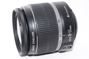 【外観並級】Canon 標準ズームレンズ EF-S18-55mm F3.5-5.6 IS