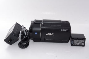 【外観特上級】ソニー / 4K / ビデオカメラ / Handycam / FDR-AX45A / ブラック / 内蔵メモリー64GB / 光学ズーム20倍 / 空間光学手ブレ補正 / FDR-AX45A B