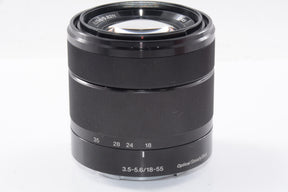 【外観並級】Sonyアルファsel1855・Eマウント18 – 55 mm f3 . 5 – 5.6 OSSレンズ(ブラック)
