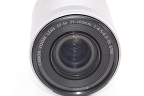 【外観特上級】Canon EF-M55-200mm F4.5-6.3 IS STM シルバー