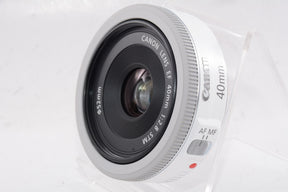 【外観特上級】Canon EF 40 mm F2.8 STM ホワイト