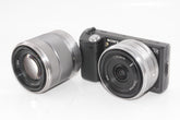 【外観特上級】SONY ミラーレス一眼 α NEX-5  16mm F2.8+18-55mm F3.5-5.6