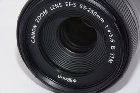 【外観特上級】Canon 望遠ズームレンズ EF-S55-250mm F4-5.6 IS STM