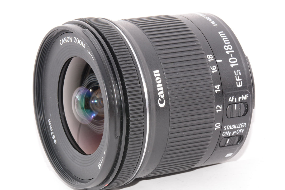 【外観特上級】Canon 超広角ズームレンズ EF-S10-18mm F4.5-5.6 IS STM