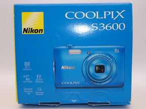 【外観並級】Nikon デジタルカメラ COOLPIX S3600 コバルトブルー S3600BL