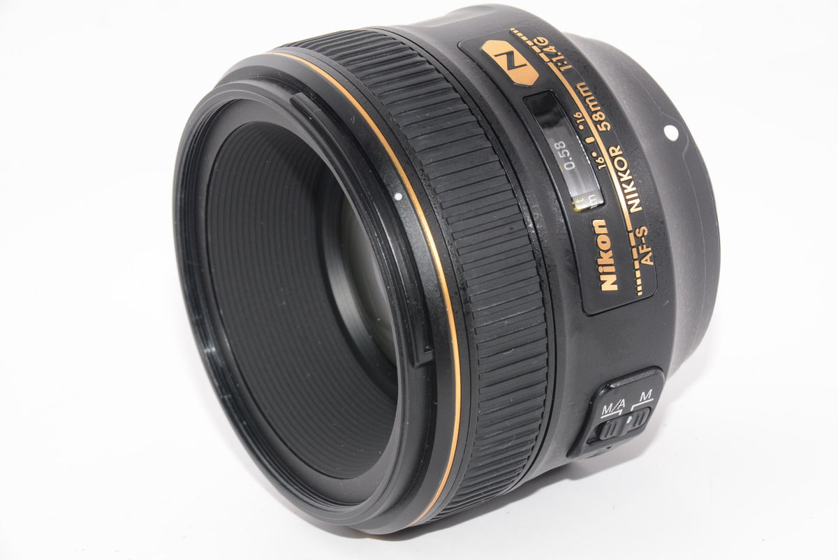 【外観特上級】Nikon 単焦点レンズ AF-S NIKKOR 58mm f/1.4G Fマウント フルサイズ対応