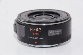 【外観特上級】パナソニック ルミックス G X VARIO PZ 14-42mm/F3.5-5.6 ASPH./POWER  ブラック H-PS14042-K