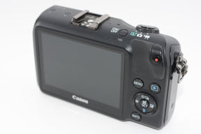 【外観並級】Canon ミラーレス一眼カメラ EOS M レンズキット EF-M18-55mm F3.5-5.6 IS STM付属 ブラック EOSMBK-18-55ISSTMLK