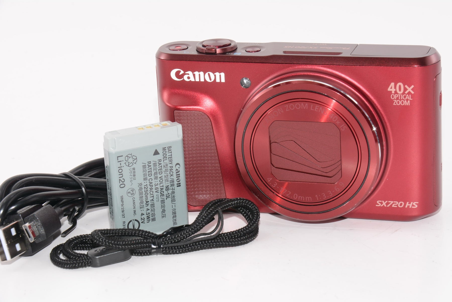 【外観特上級】Canon デジタルカメラ PowerShot SX720 HS レッド