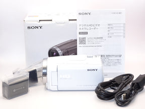 【ほぼ新品】ソニー ビデオカメラ Handycam HDR-CX680 ホワイト