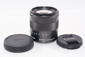 【外観特上級】Canon 標準ズームレンズ EF-M18-55mm F3.5-5.6IS STM