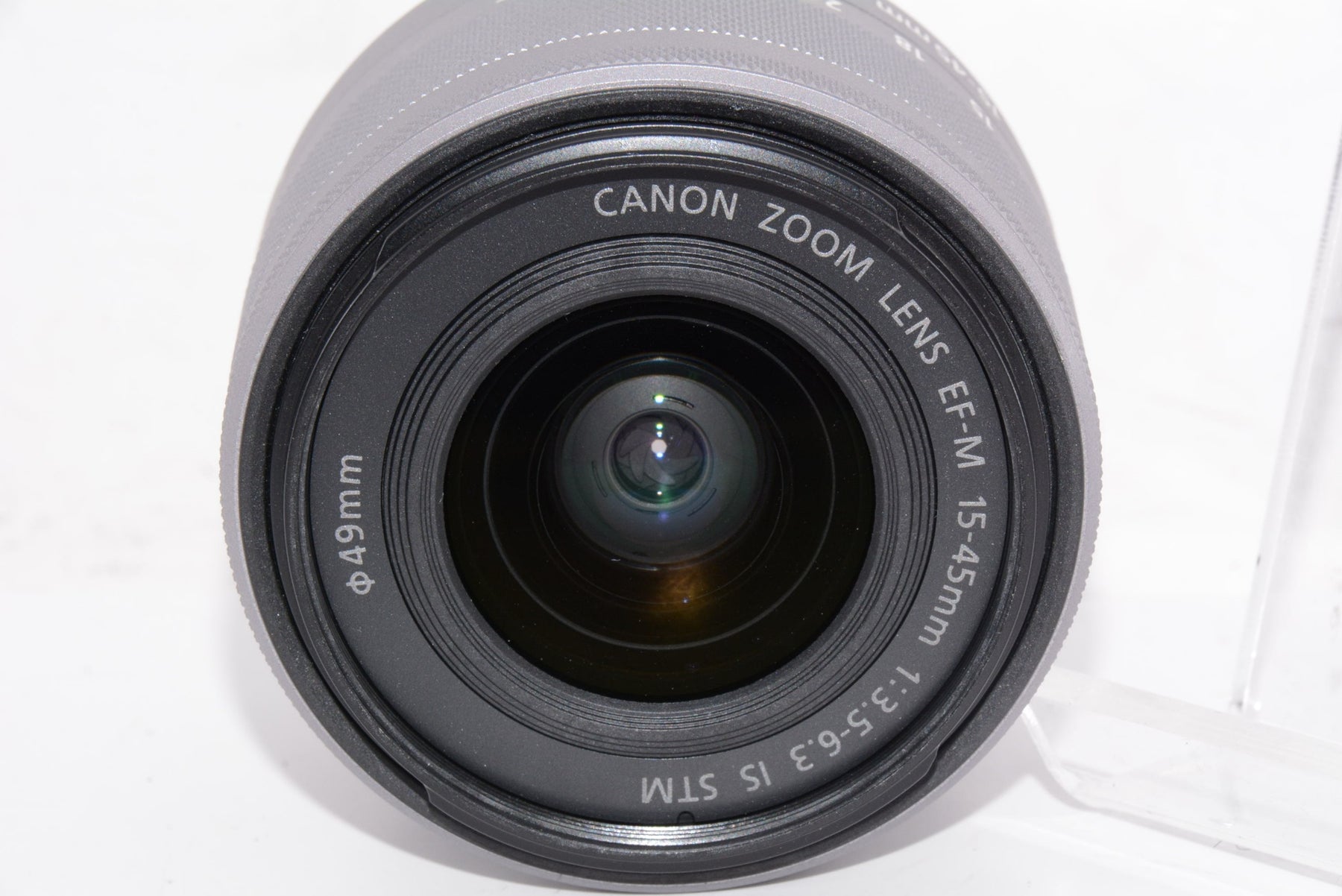 【外観特上級】Canon 標準ズームレンズ EF-M15-45mm F3.5-6.3IS STM(シルバー) ミラーレス一眼対応 EF-M15-45ISSTMSL