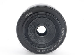 【外観特上級】Canon EF-M22mm F2 STM ミラーレス一眼対応