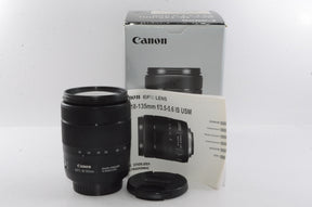 【外観並級】Canon 標準ズームレンズ EF-S18-135㎜ F3.5-5.6 IS USM APS-C対応