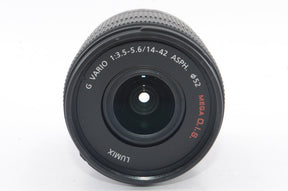 【外観特上級】パナソニック LUMIX G VARIO 14-42mm F3.5-5.6 ASPH. MEGA O.I.S H-FS014042