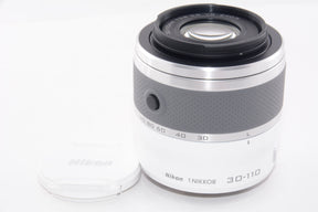 【外観特上級】Nikon 望遠ズームレンズ 1 NIKKOR VR 30-110mm f/3.8-5.6 ホワイト ニコンCXフォーマット専用
