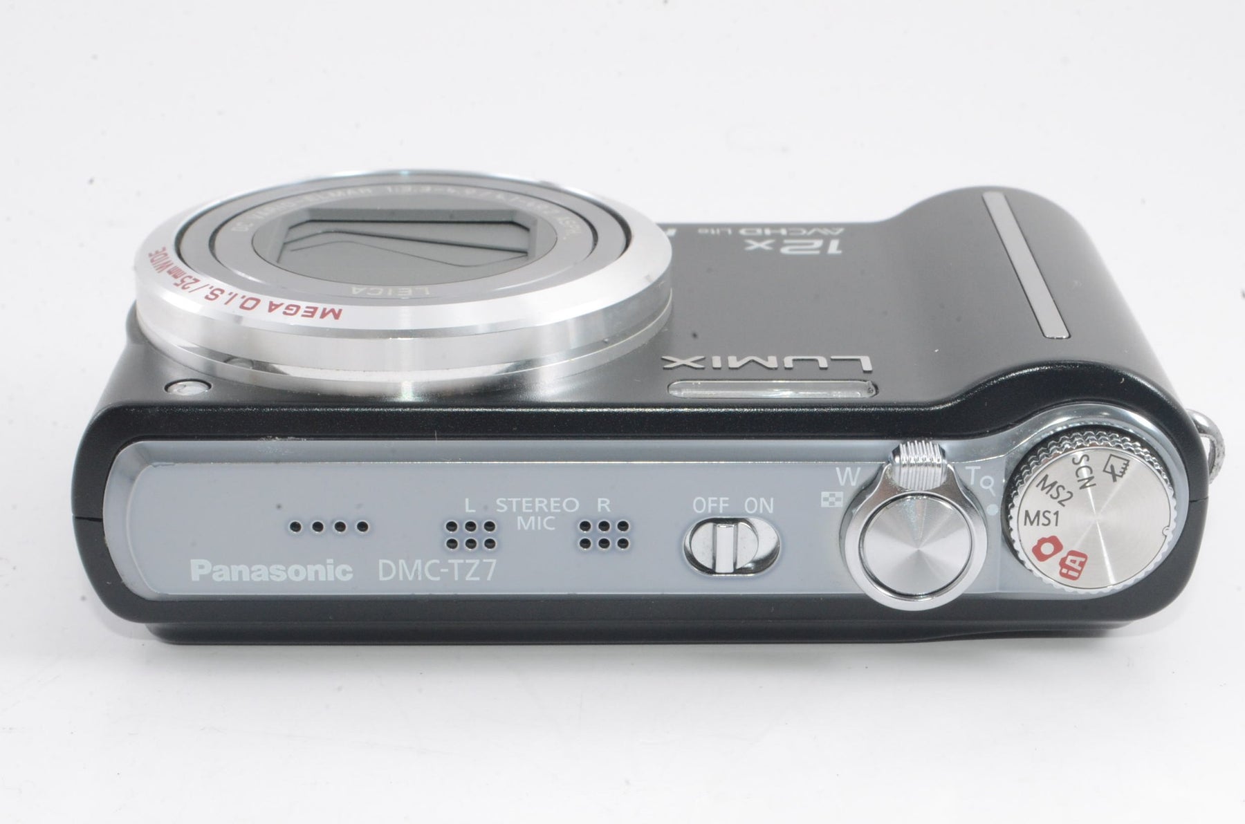 【外観特上級】パナソニック デジタルカメラ LUMIX (ルミックス) TZ7 ブラック DMC-TZ7-K