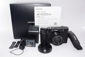 【ほぼ新品】富士フイルム(FUJIFILM) デジタルカメラ X100Ⅵ ブラック X100Ⅵ-B