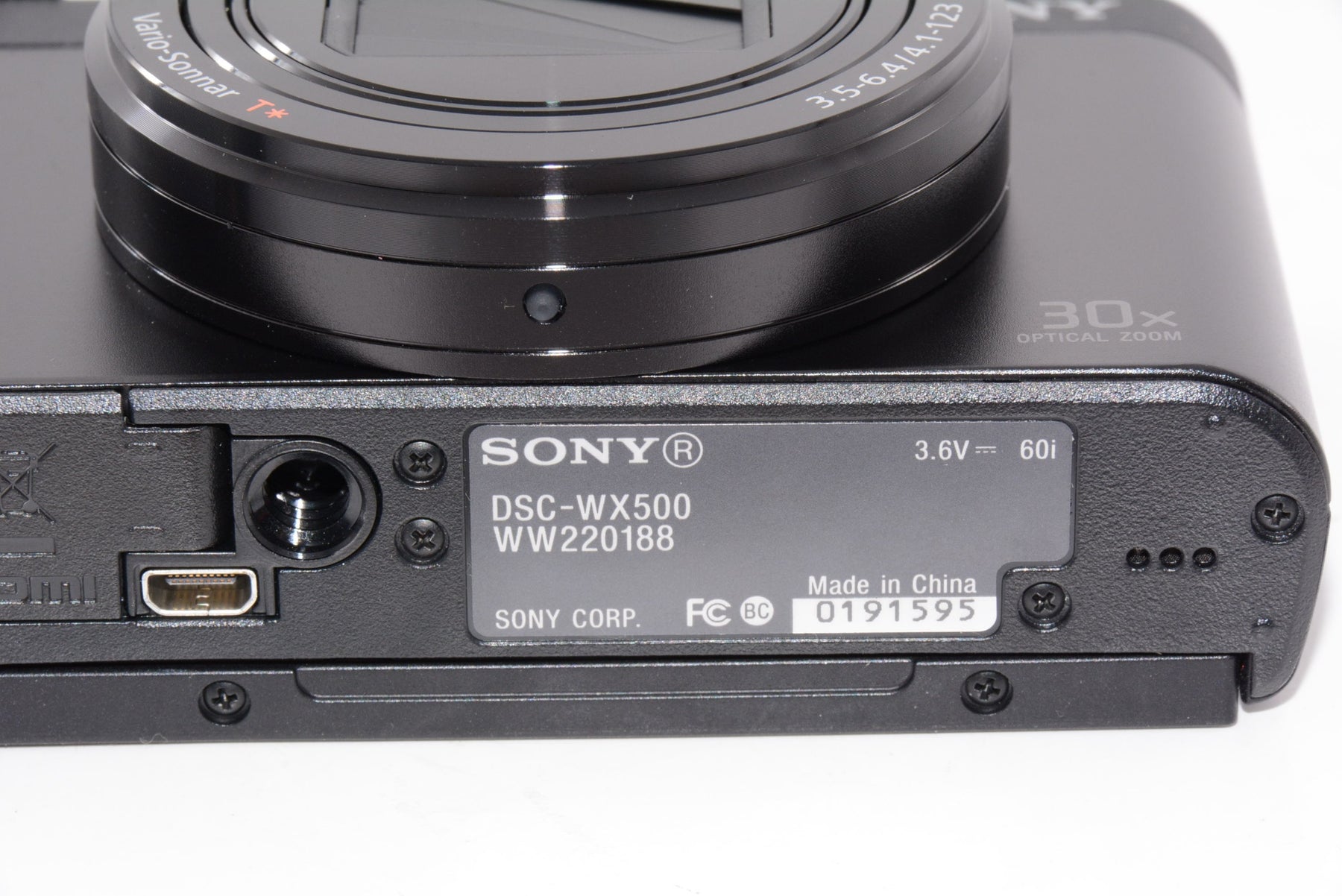 【外観特上級】SONY デジタルカメラ DSC-WX500 ブラック Cyber-shot
