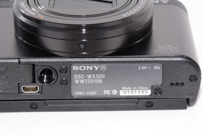 【外観特上級】SONY デジタルカメラ DSC-WX500 ブラック Cyber-shot