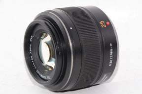【外観並級】パナソニック マイクロフォーサーズ用 DG SUMMILUX 25mm/F1.4 ASPH. ブラック H-X025