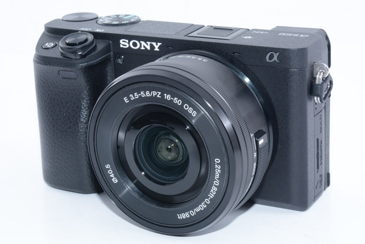 【外観特上級】ソニー ミラーレス一眼 α6400 パワーズームレンズキット E PZ 16-50mm F3.5-5.6 OSS ブラック 幅 120mm 高さ 66.9mm 奥行き 48.8mmILCE-6400L B
