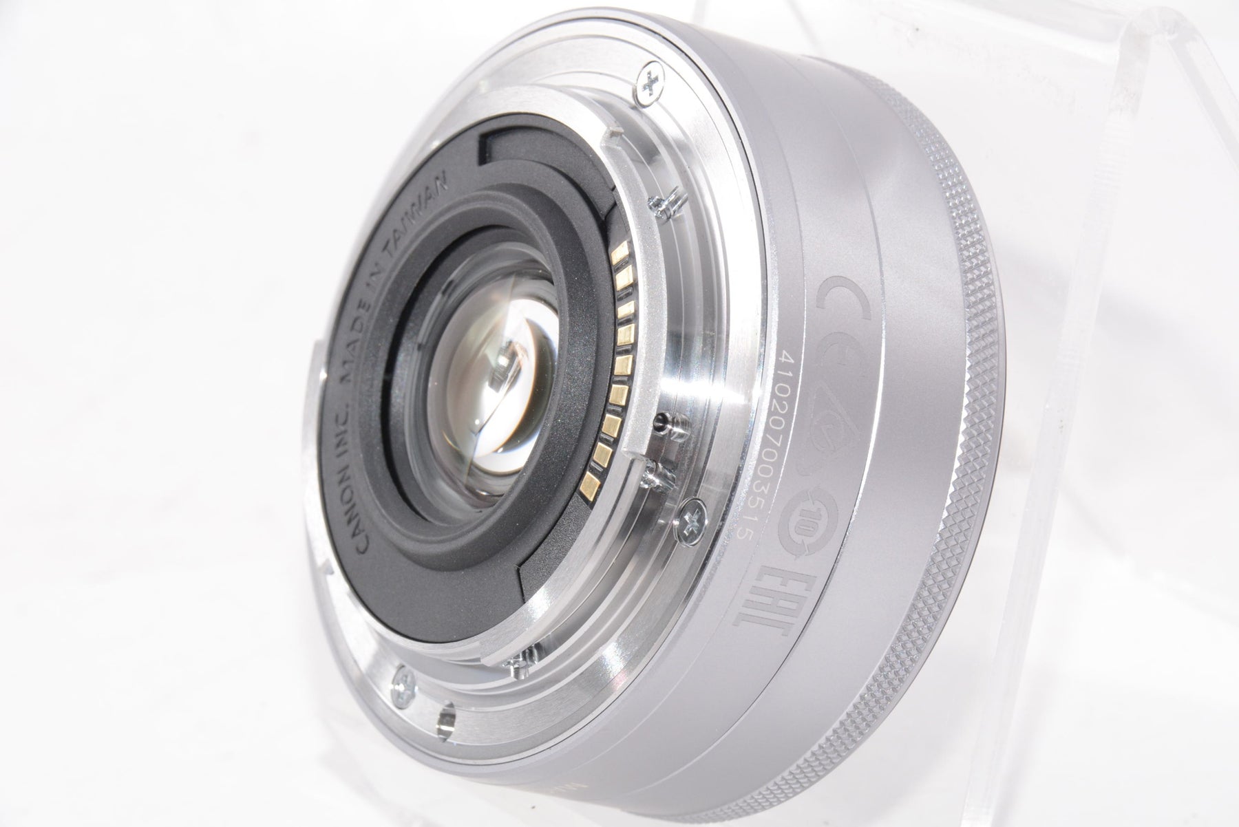 【外観並級】Canon 単焦点広角レンズ EF-M22mm F2 STM シルバー ミラーレス一眼対応 EF-M222STMSL