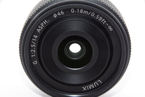 【外観特上級】パナソニック マイクロフォーサーズ用 ルミックス G 14mm/F2.5 ASPH.