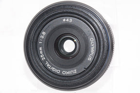 【外観並級】OLYMPUS 標準パンケーキレンズ ZUIKO DIGITAL 25mm F2.8