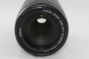 【外観特上級】Canon 望遠ズームレンズ EF-S55-250mm F4-5.6 IS II