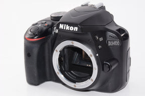 【外観並級】Nikon デジタル一眼レフカメラ D3400 ダブルズームキット ブラック D3400WZBK