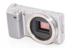 【外観並級】ソニー SONY ミラーレス一眼α NEX-5 ダブルレンズキット シルバー