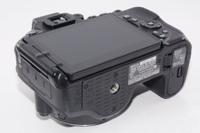 【外観並級】Nikon デジタル一眼レフカメラ D5600 ダブルズームキット ブラック D5600WZBK